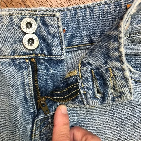 Miss Me Distressed Bermuda Shorts