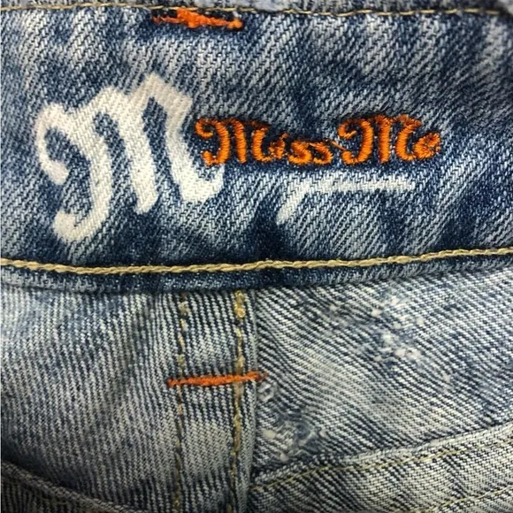 Miss Me Distressed Bermuda Shorts