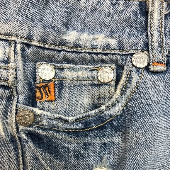 Miss Me Distressed Bermuda Shorts