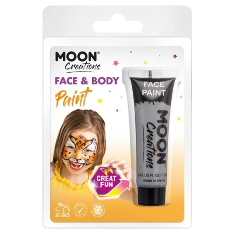 Moon Creations Face & Body Paint, Grey