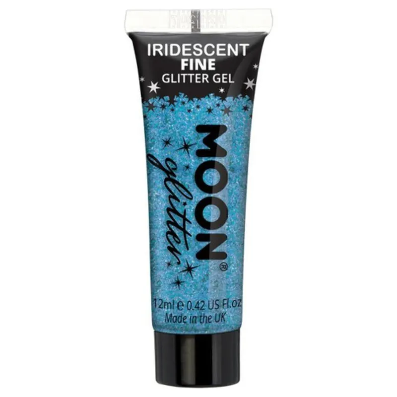 Moon Glitter Iridescent Glitter Gel, Blue