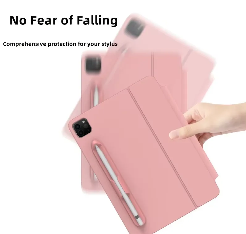 NEW Pink Silicone for Apple Pencil Slot 1 or 2 Generation Stylus Ipad Soft Magnetic Suction Pen Slot Holder Pen Case Capacitor Compatible