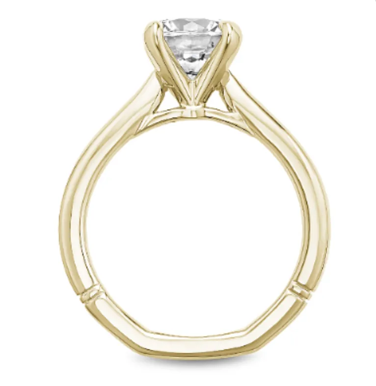 Noam Carver Atelier 14K Yellow Gold 2.00ct Round Engagement Ring