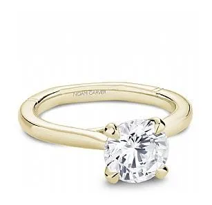 Noam Carver Atelier 14K Yellow Gold 2.00ct Round Engagement Ring