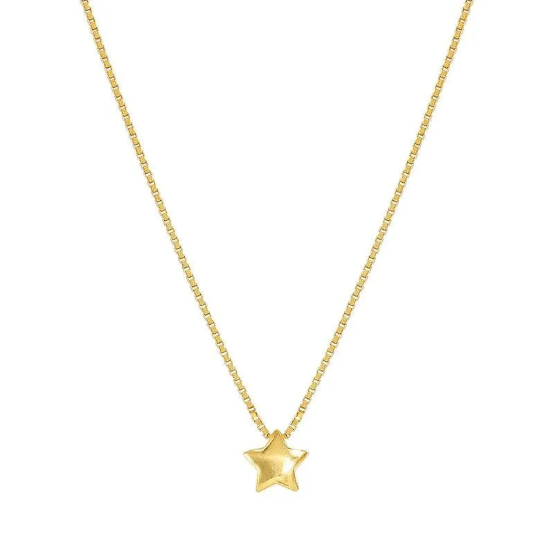 Nomination Armonica Necklace, Star, Gold, Sterling Silver