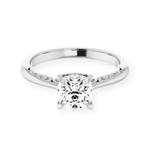 Norah Cushion Diamond Solitaire Engagement Ring