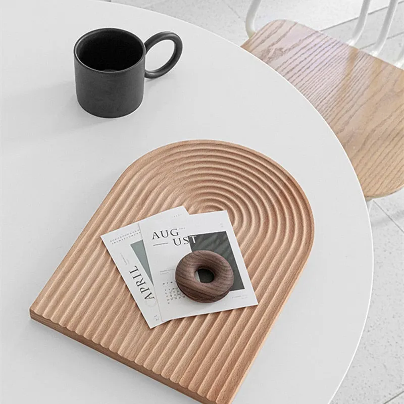 Nordic Style Wooden Decor Serving Tray