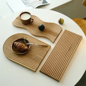 Nordic Style Wooden Decor Serving Tray