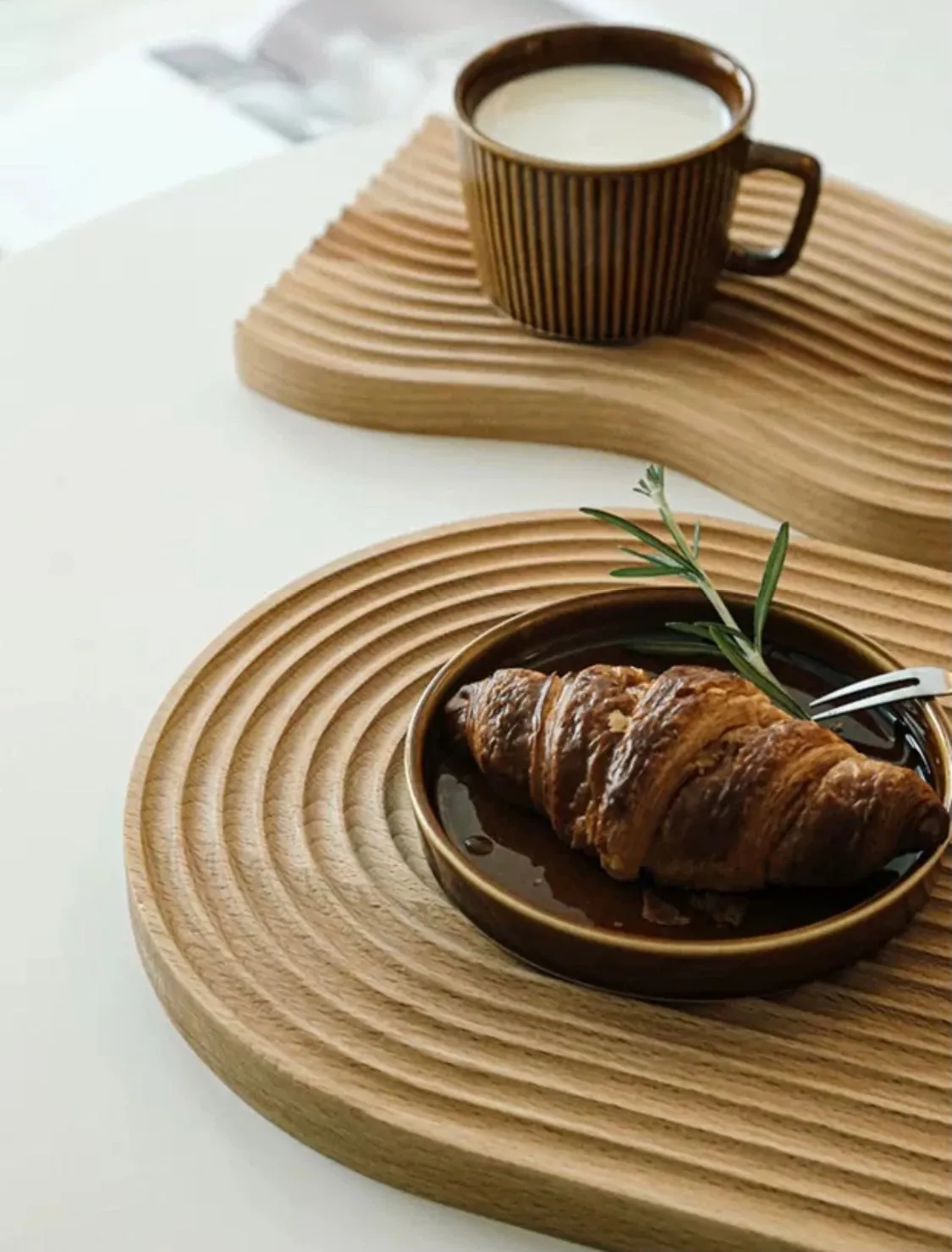 Nordic Style Wooden Decor Serving Tray