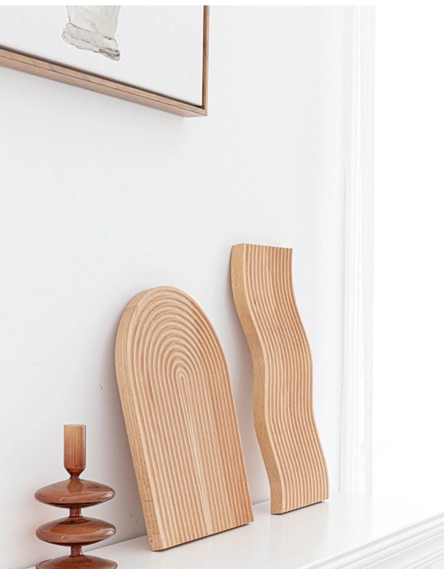 Nordic Style Wooden Decor Serving Tray