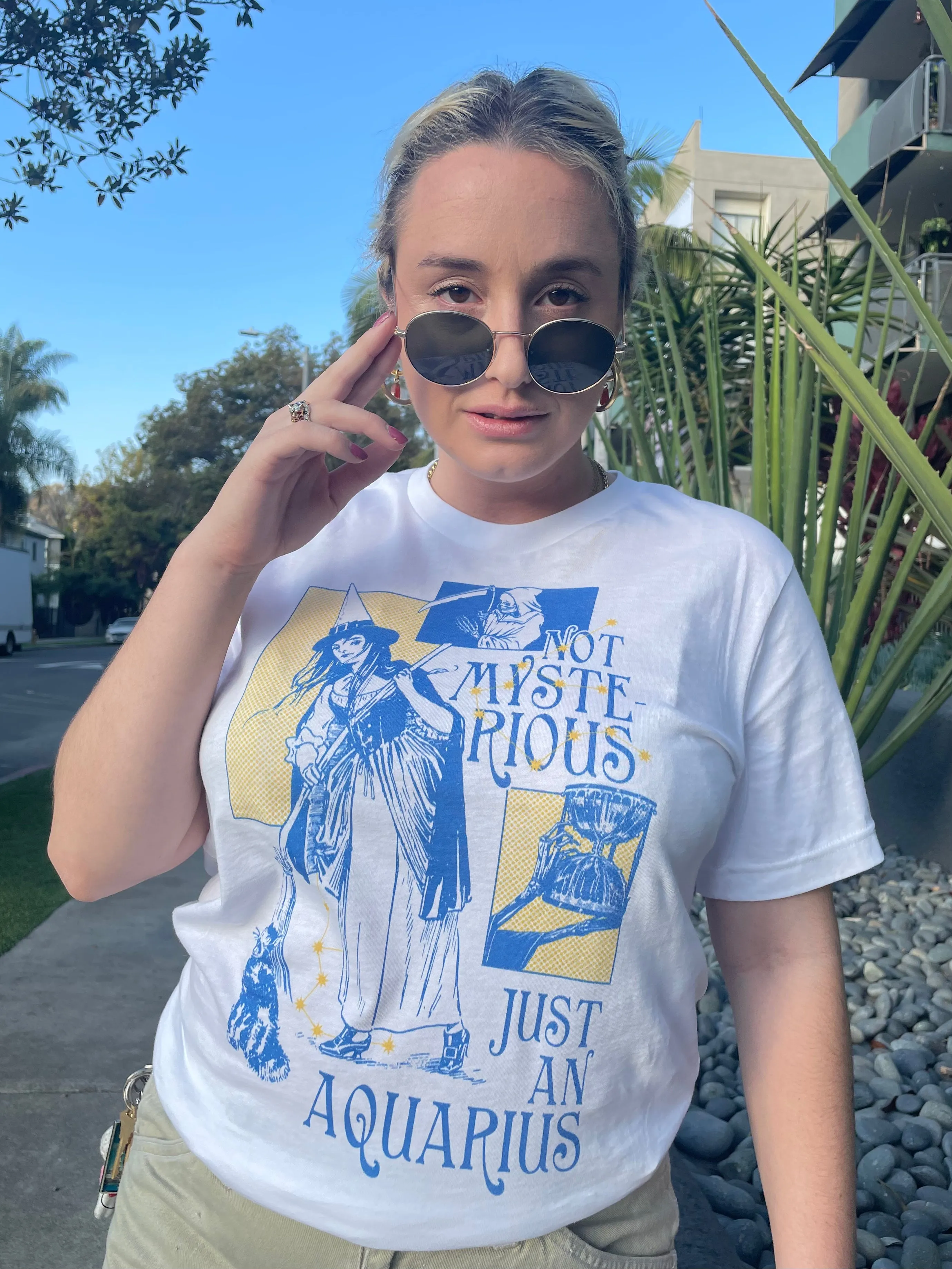 Not Mysterious, Just An Aquarius T-Shirt