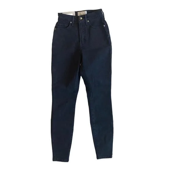 NWT Everlane The Curvy Way-High Skinny Jean Organic Cotton Size 25 Black