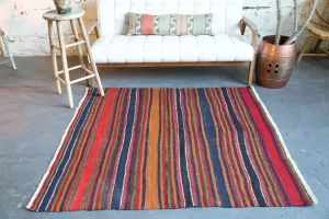 Old Anatolian Kilim 5ftx5.5ft