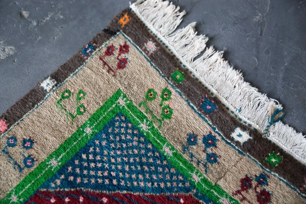 Old Konya Tulu Rug 4.1ftx5.5ft