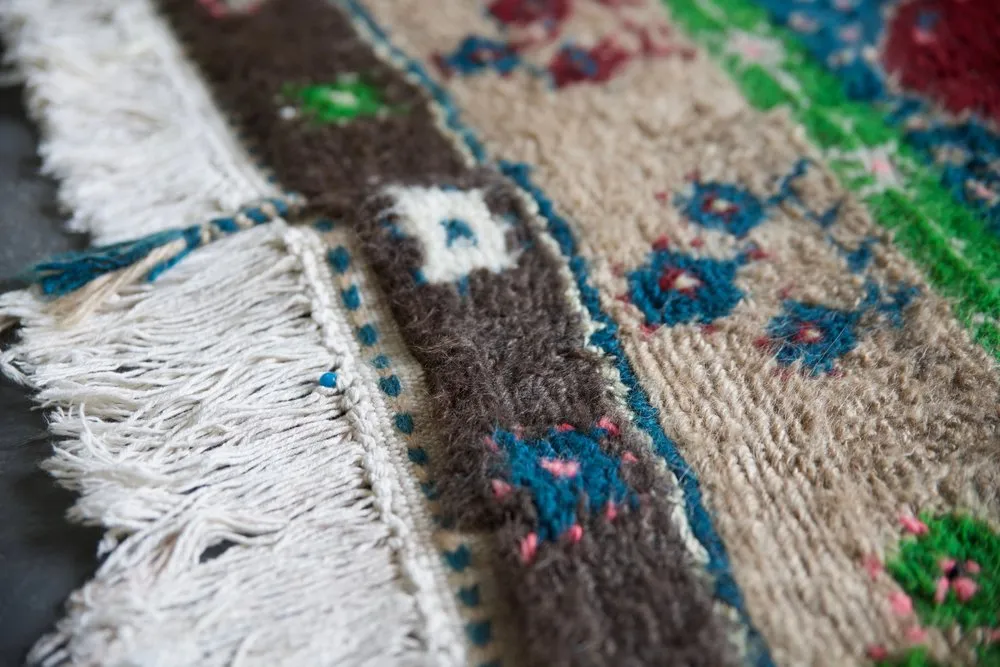Old Konya Tulu Rug 4.1ftx5.5ft
