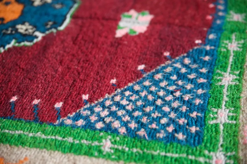 Old Konya Tulu Rug 4.1ftx5.5ft