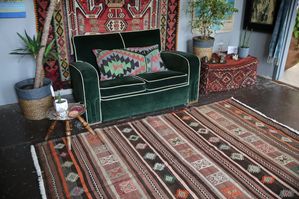 Old Sivas Cicim Kilim 5.2ftx7.5ft