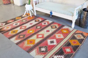 Old Sivas Kilim 4.6xftx8ft