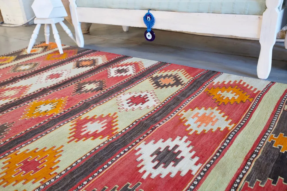 Old Sivas Kilim 4.6xftx8ft