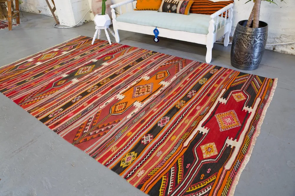Old Sivas Kilim 5.10ftx10.3ft