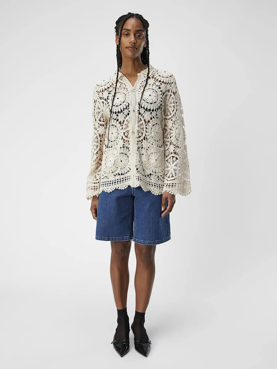 Petra Crochet Shirt