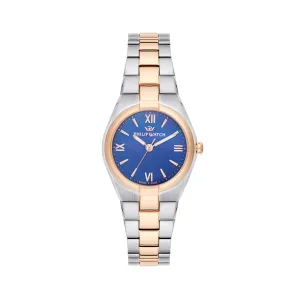 Philip Watch TIMELESS 3H 29MM BLUE MOP DIAL BR SS RG