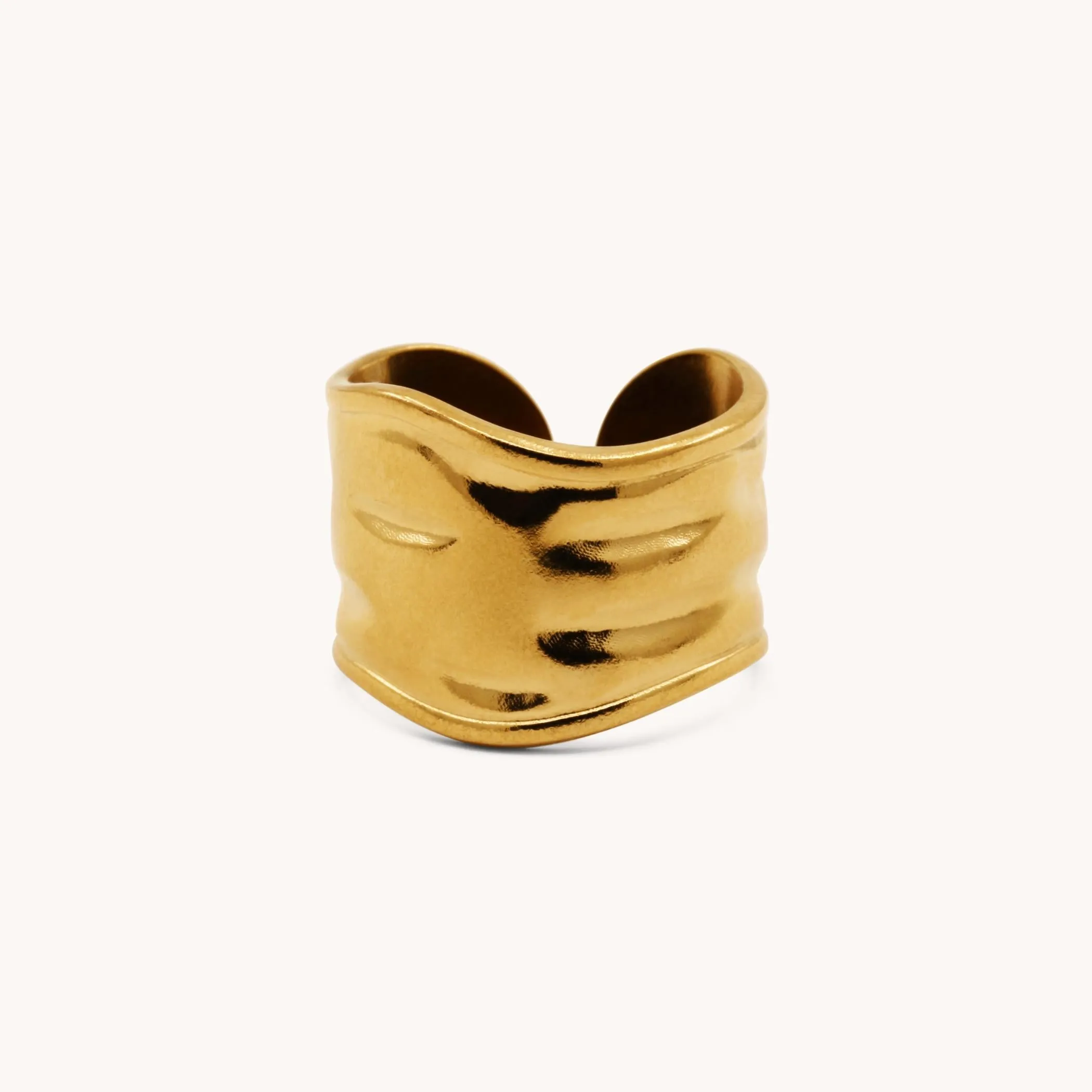 Pillow Ring, Gold