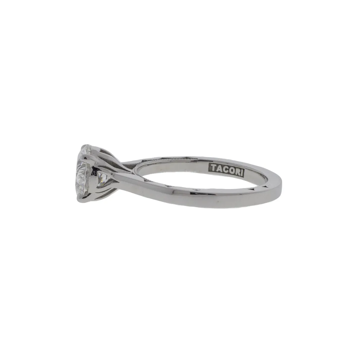 Platinum 1.13ct Round Brilliant Diamond Ring