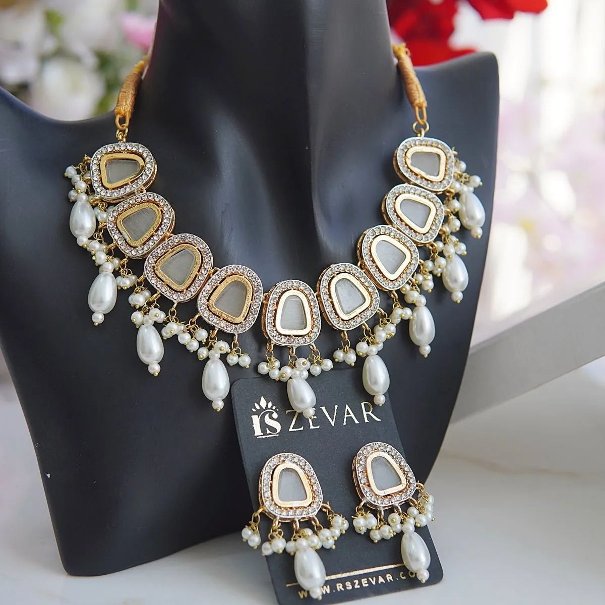 Precious Gemstone Necklace Set