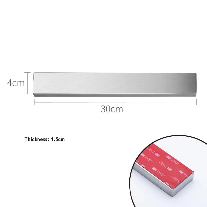 Professional Magnetic Knife Strip Stainless Steel Magnetic Knife Holder Rack Kitchen Knife Bar 30 40 50 cm