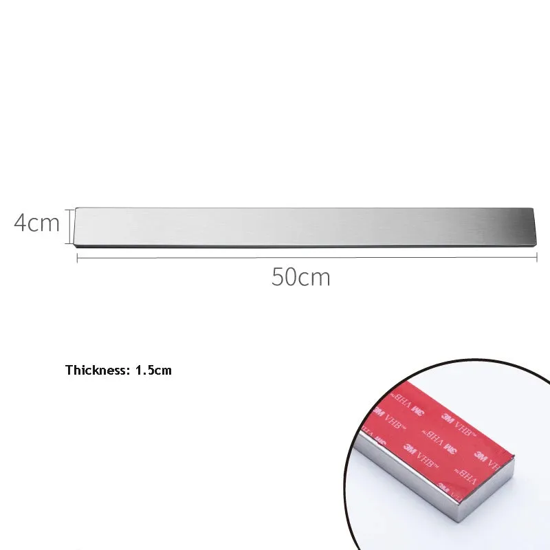 Professional Magnetic Knife Strip Stainless Steel Magnetic Knife Holder Rack Kitchen Knife Bar 30 40 50 cm