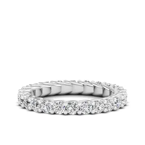 Prong-Setting Lab Diamond Eternity Band