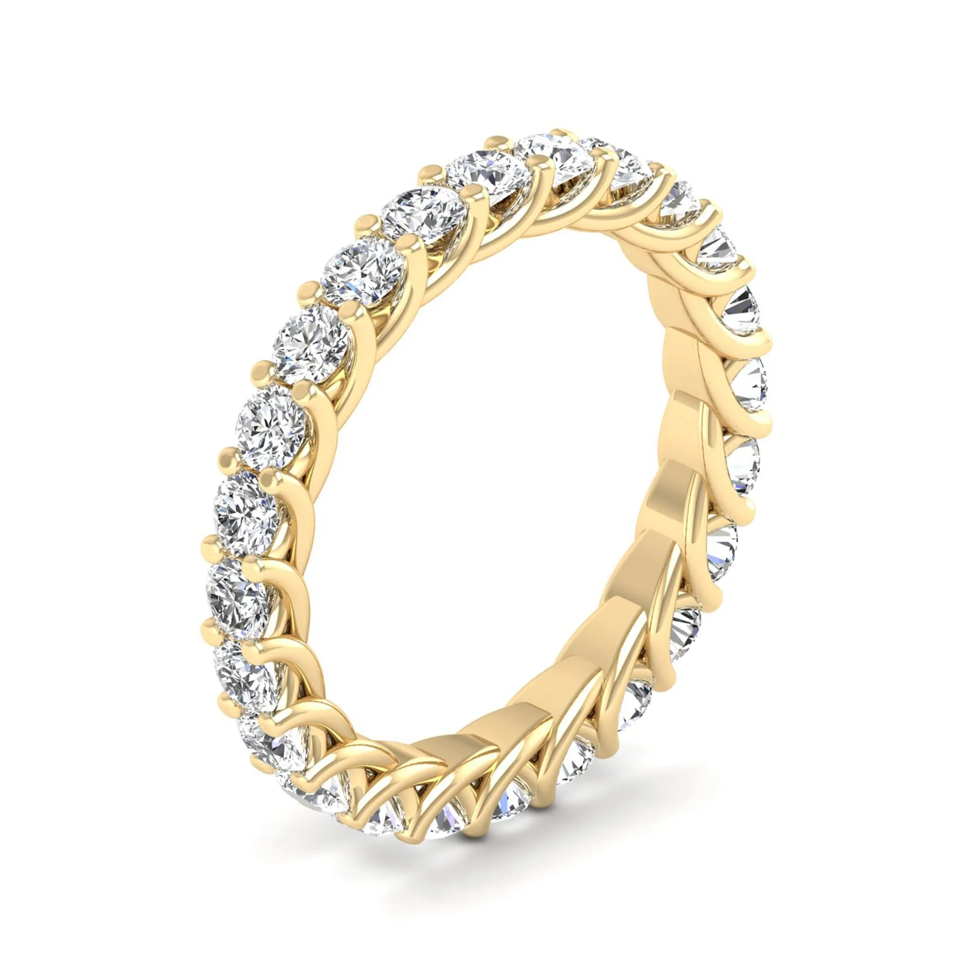 Prong-Setting Lab Diamond Eternity Band