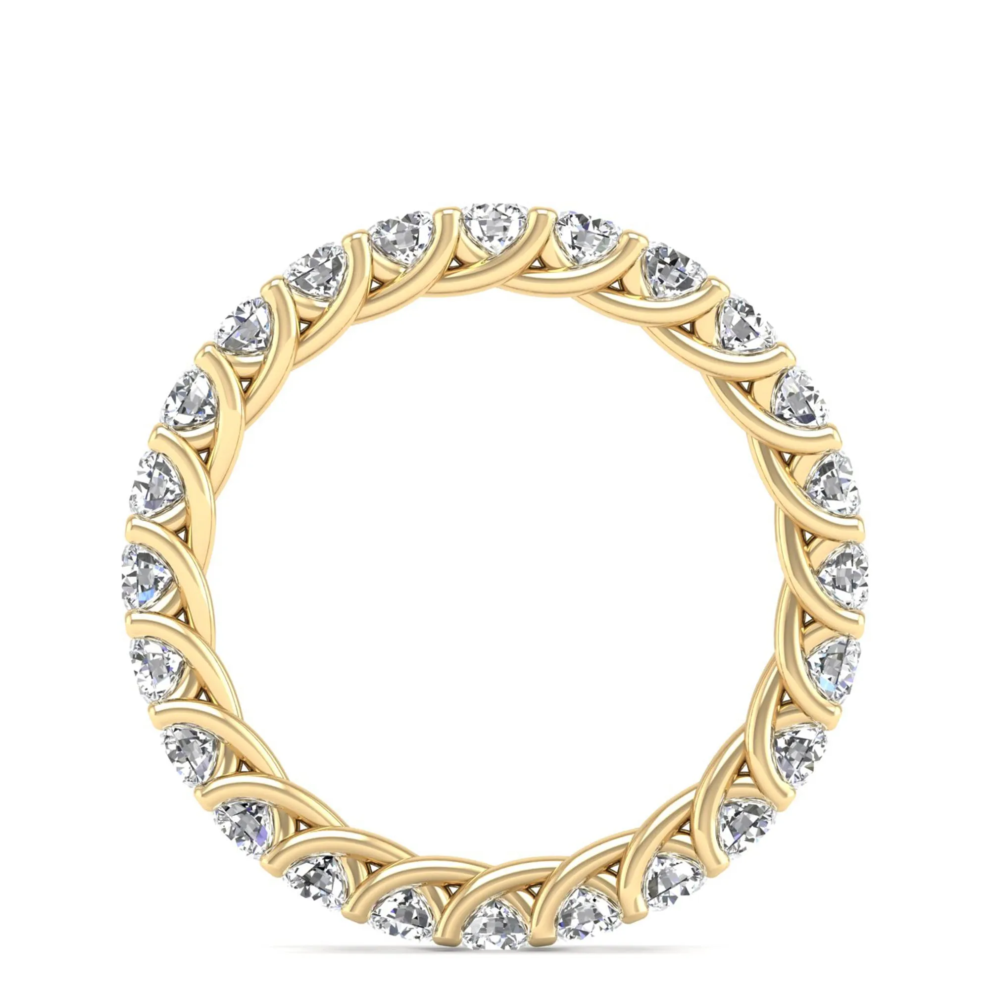 Prong-Setting Lab Diamond Eternity Band