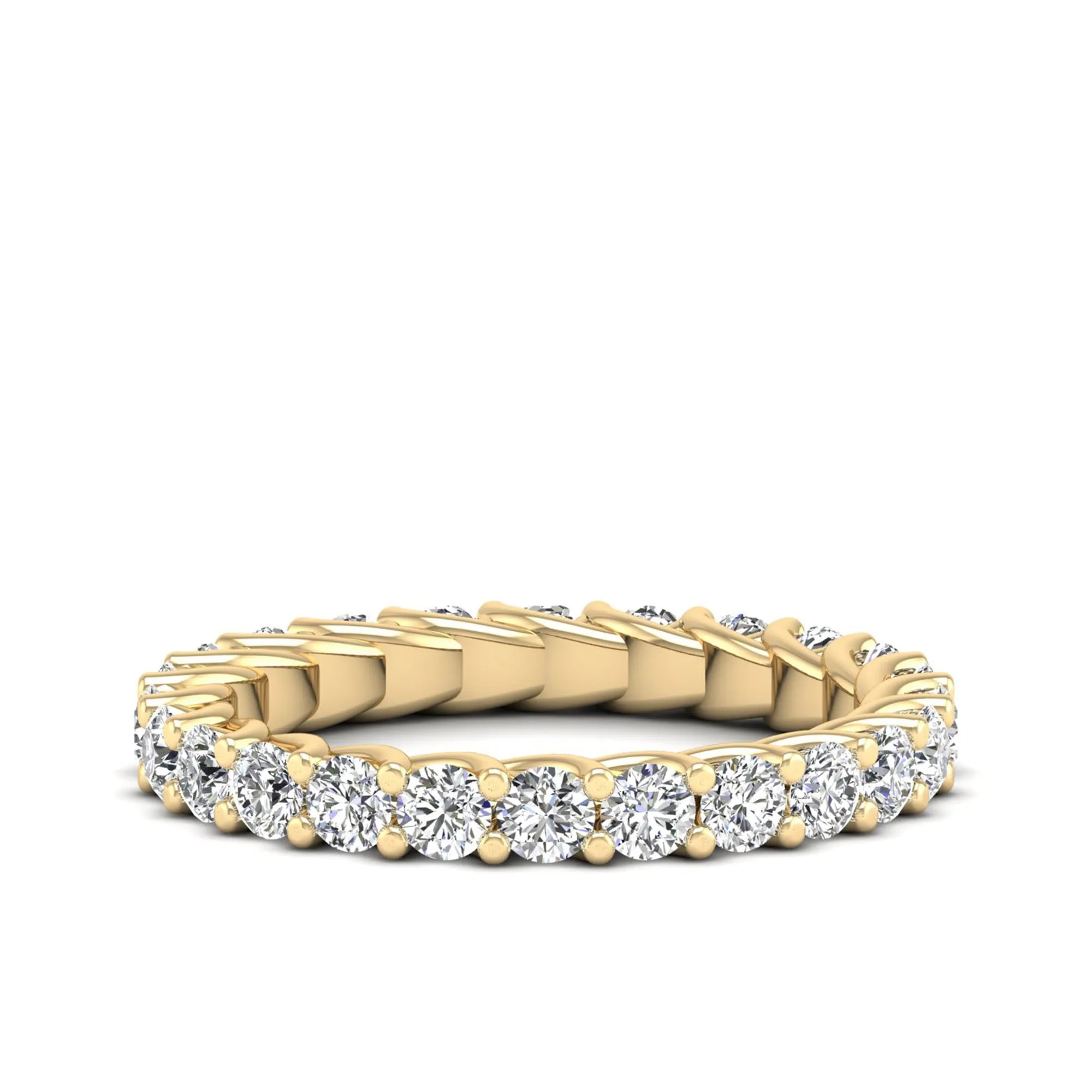 Prong-Setting Lab Diamond Eternity Band