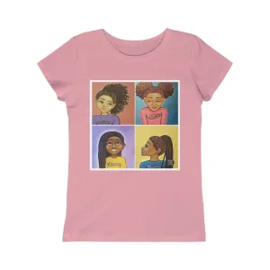 "Beautiful, Smart, Innovative, Creative" Girls Princess Tee