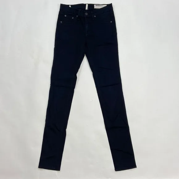 Rag &amp; Bone Cotton Modal Black Legging Soft Stretch Jeggings