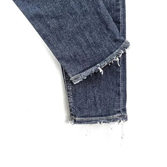 RAG &amp; BONE High Rise Ankle Skinny Med Wash Stretch Casual Women's Denim Jeans 25