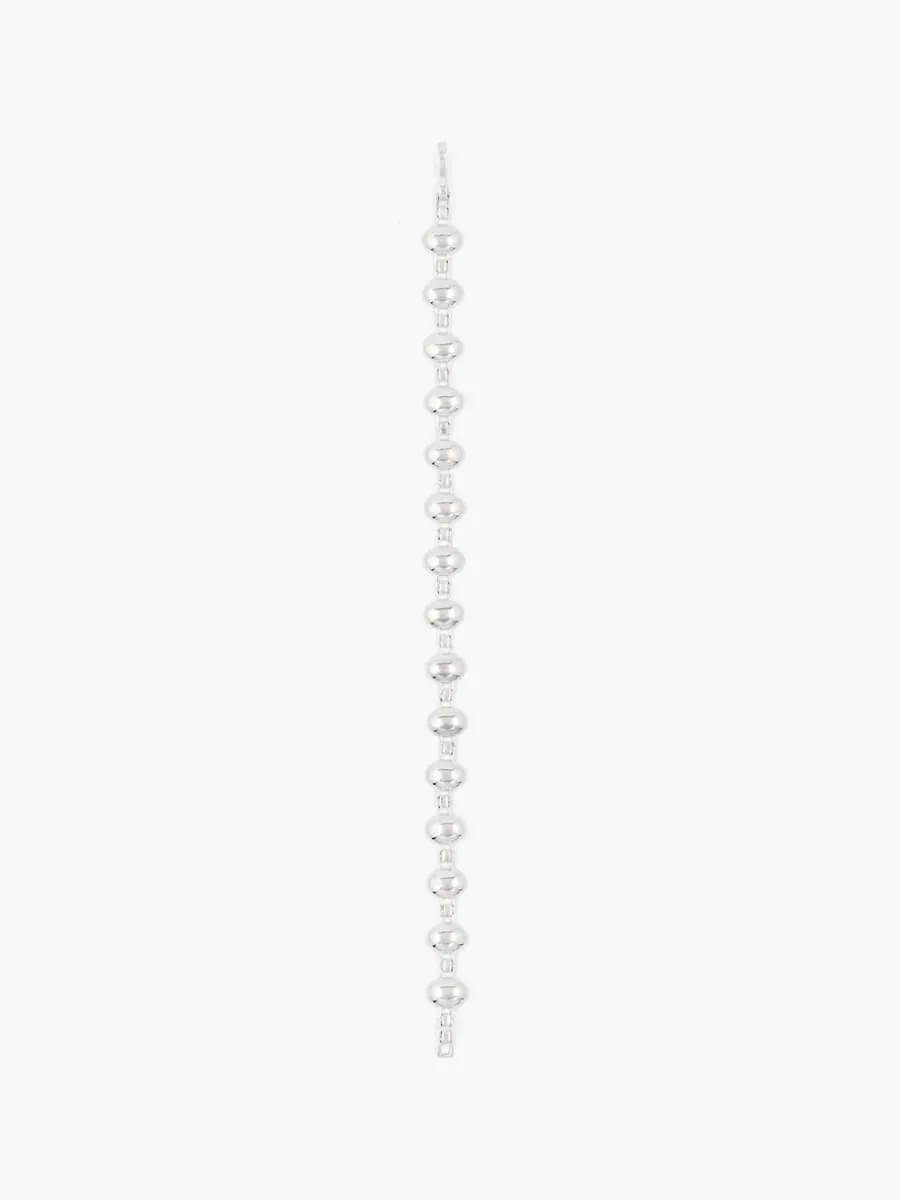 Reflection Oval Bracelet - Silver