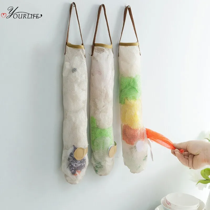 Reusable Potato Onion Vegetable Kitchen Produce Mesh Bag Organizer