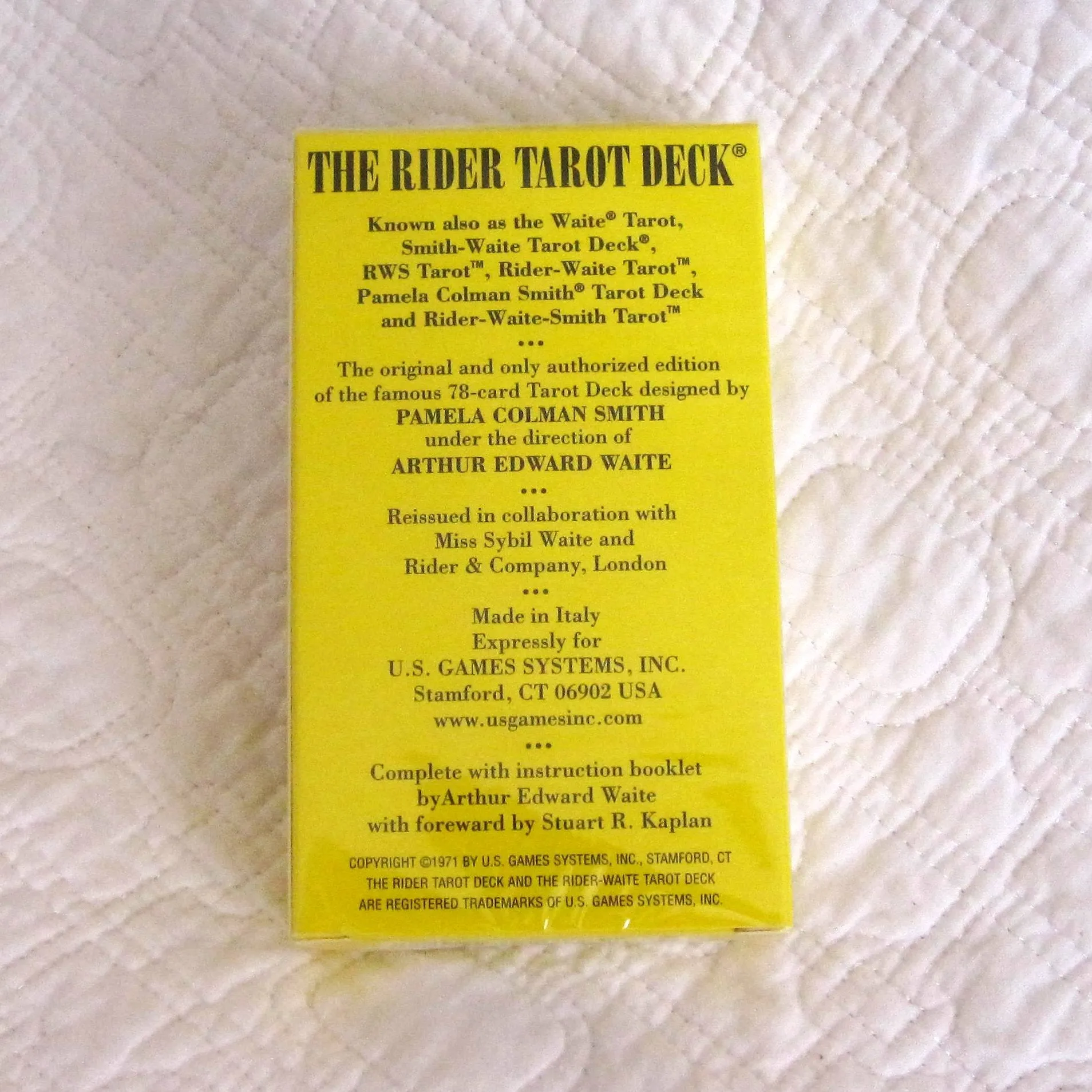 Rider-Waite Tarot Deck , The All Time Classic Edition
