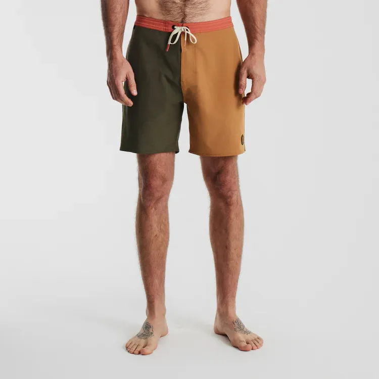Roark Chiller 17" Mixtap Pignoli Brown Boardshorts