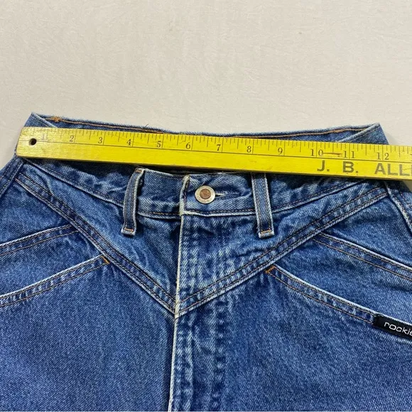 Rocky Mountain Jeans Bootcut Bareback 28-7 Cowgirl High Rise Classic Blue Jeans