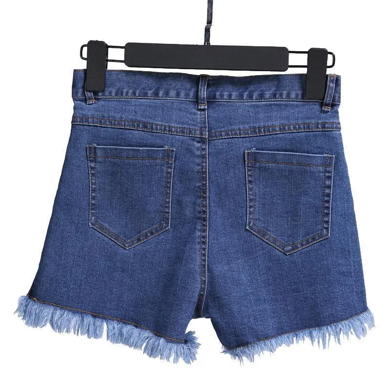 Rose Embroidery Shorts