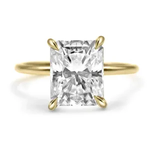 Rose Radiant Engagement Ring Setting