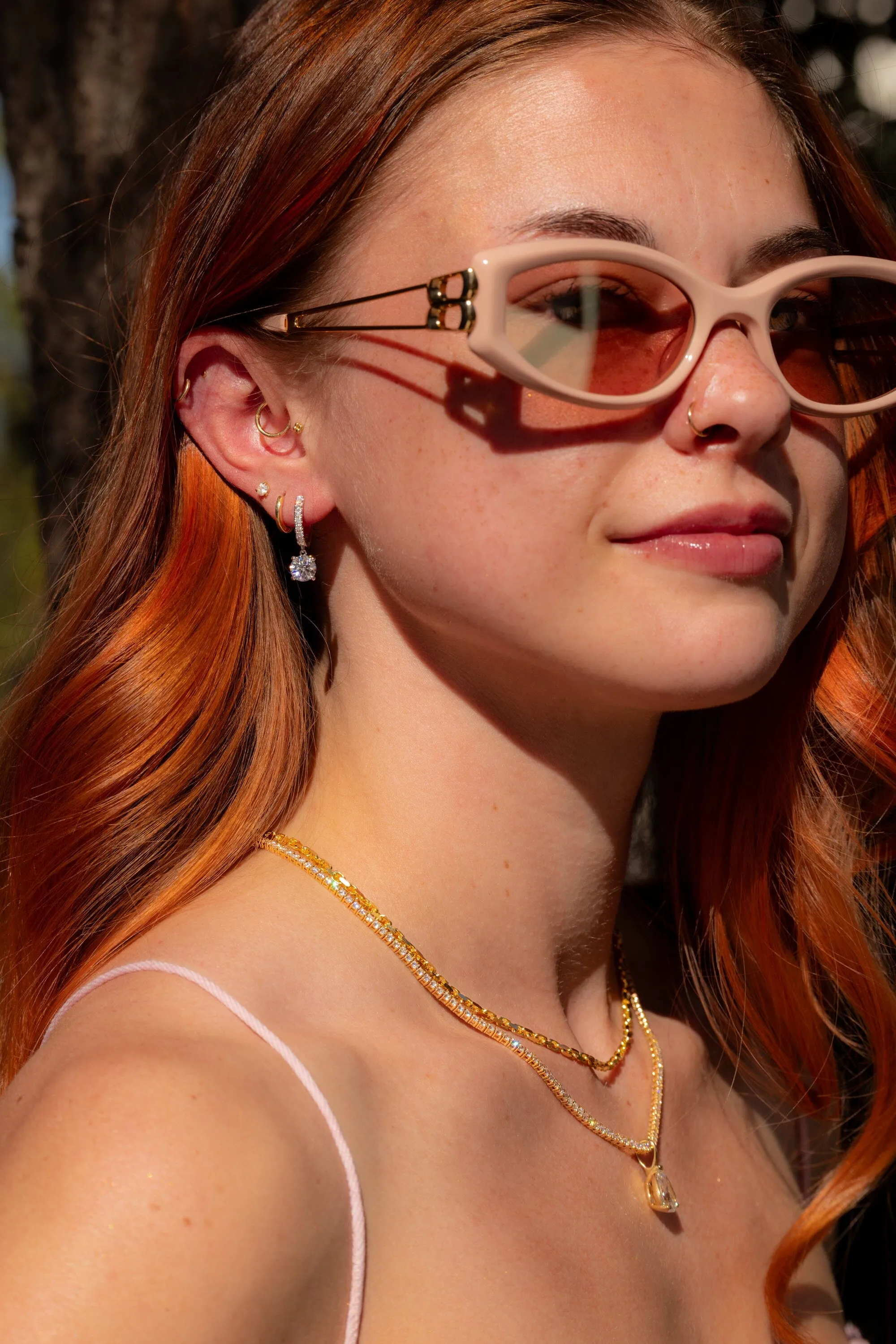 Round Drop Hoops