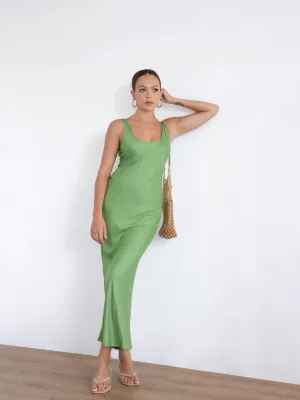 Round Neck Biased Dress