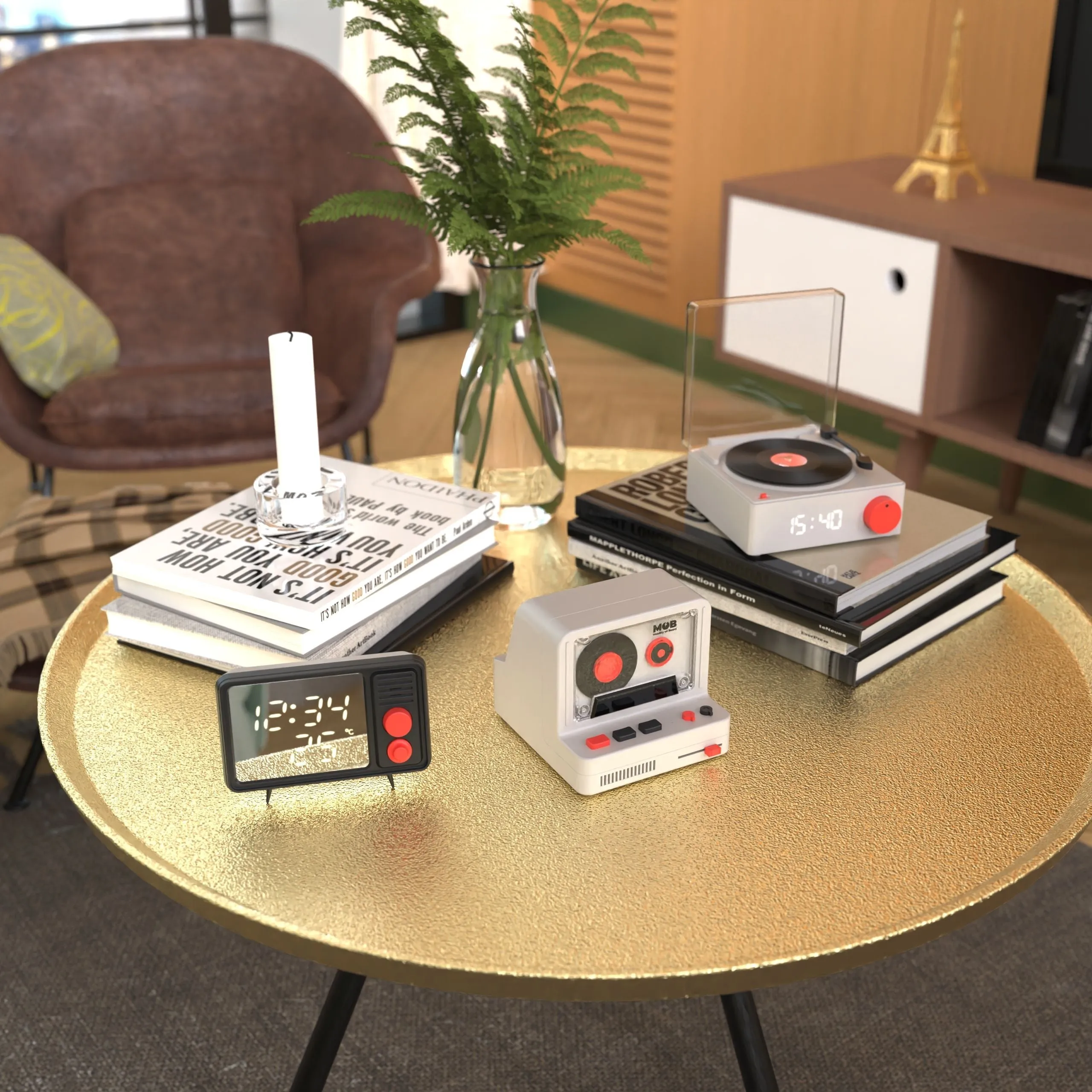 RS-80 VINTAGE BLUETOOTH SPEAKER - GREY