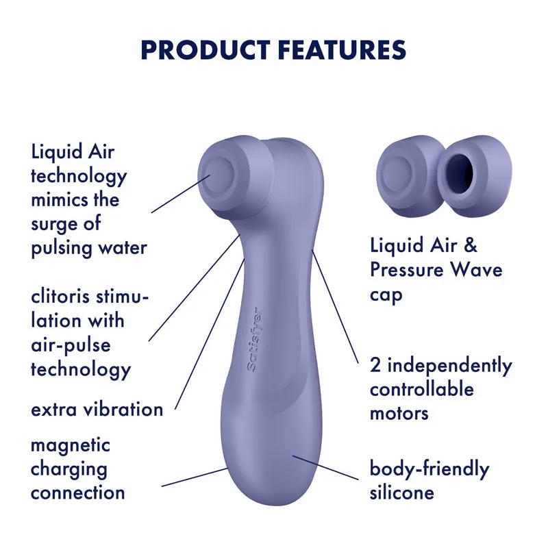 Satisfyer Pro 2 Gen 3 Touch-Free Clitoral Stimulator - Lilac