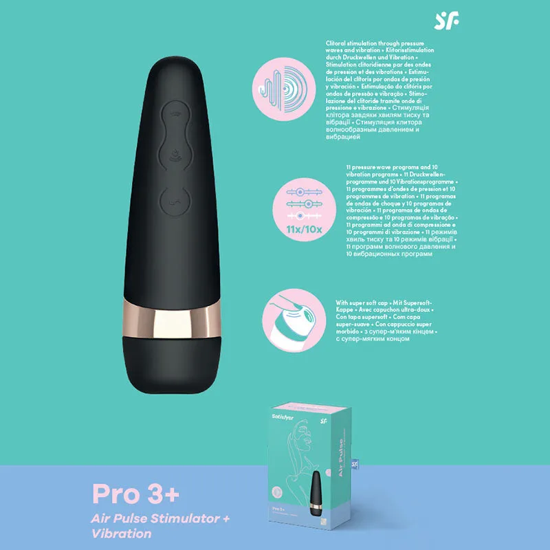 Satisfyer Pro 3  Air Pulse Stimulator & Vibration